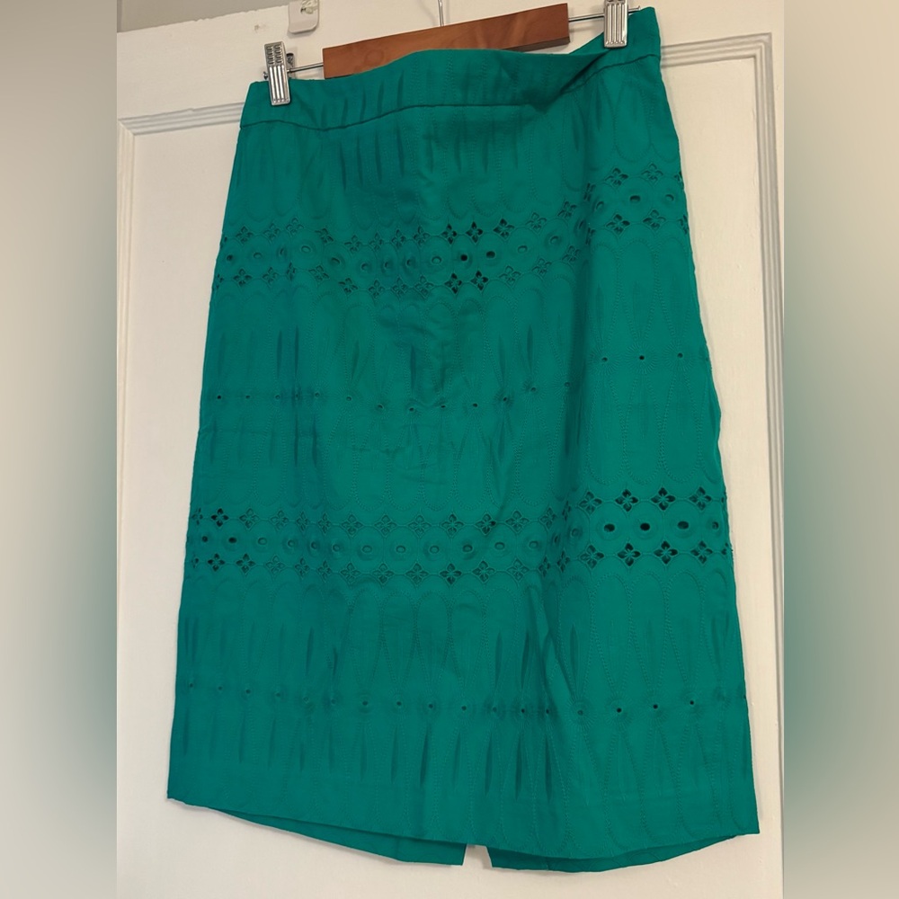 LOFT Green Skirt